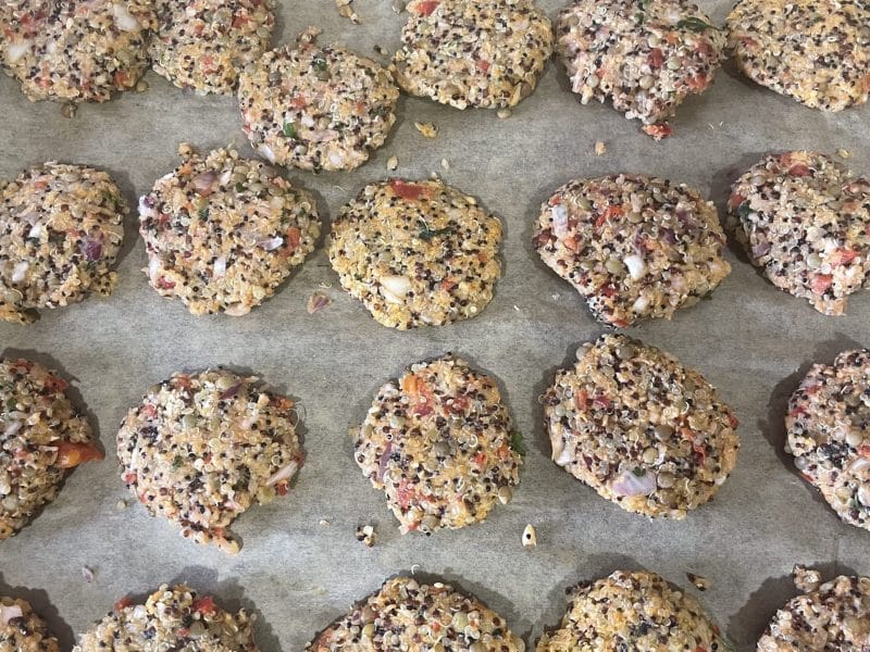 Cliquez pour zoomer ! Galettes de lentilles et quinoa Thermomix par sanaa_76