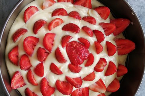 Cliquez pour zoomer ! Gâteau aux fraises au Thermomix