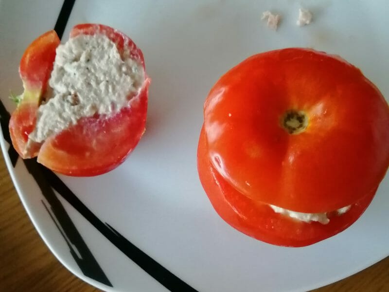 Cliquez pour zoomer ! Tomates farcies au thon Thermomix par Sylvette