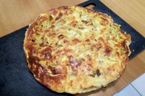 Cliquez pour zoomer ! Tarte fondante aux endives et au curry au Thermomix