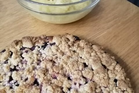 Cliquez pour zoomer ! Crumb cake framboises Thermomix par Sylvette