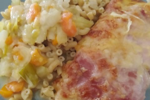 Cliquez pour zoomer ! Roulés gratinés de jambon aux légumes Thermomix par raphle10