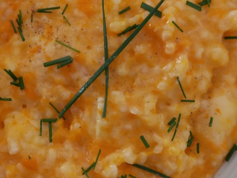 Cliquez pour zoomer ! Risotto butternut et chèvre frais Thermomix par raphle10