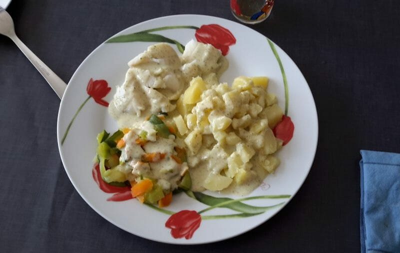 Cliquez pour zoomer ! Filet de cabillaud et sa sauce persillée Thermomix par Debo67