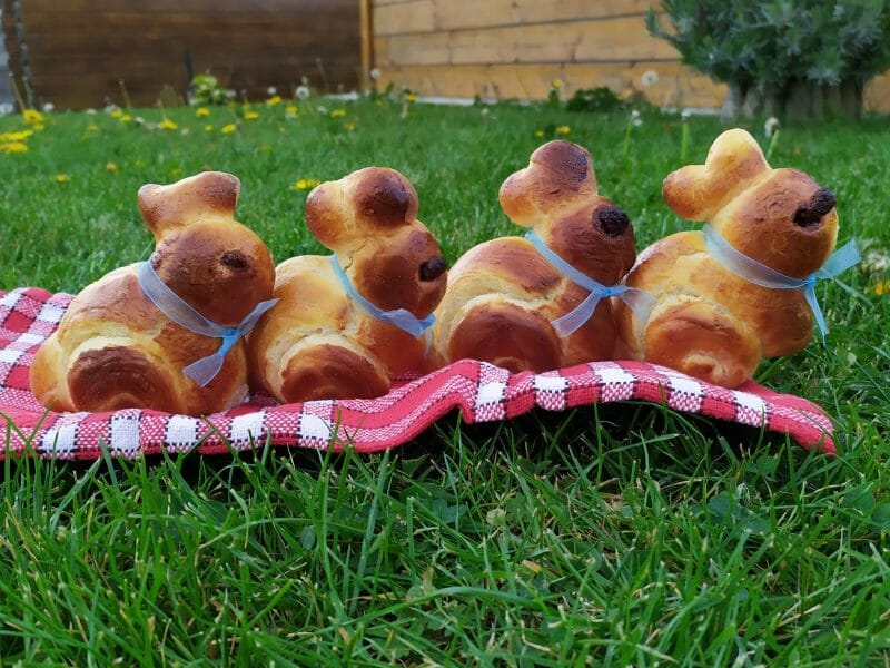 Cliquez pour zoomer ! Brioches lapin de Pâques Thermomix par laurine_sfamily