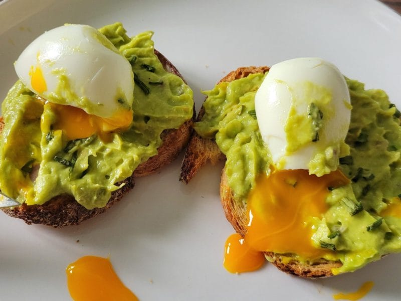 Cliquez pour zoomer ! Tartine avocat et oeuf mollet Thermomix par rolie64🍒