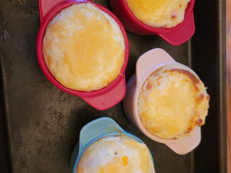 Cliquez pour zoomer ! Oeufs cocotte en parmentier Thermomix par rolie64🍒
