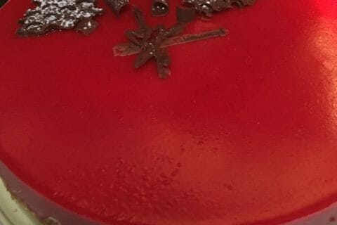 Cliquez pour zoomer ! Bavarois aux framboises au Thermomix