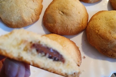 Cliquez pour zoomer ! Cookies fourrés au nutella au Thermomix