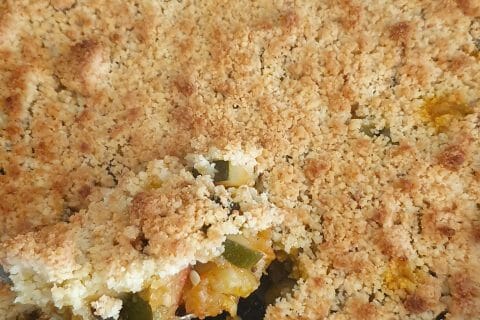 Cliquez pour zoomer ! Crumble aux légumes provençaux au Thermomix