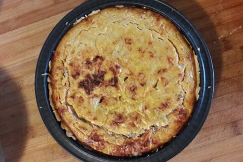 Cliquez pour zoomer ! Tarte au thon, tomate et moutarde Thermomix par Ikiru