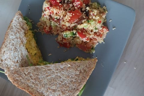 Cliquez pour zoomer ! Club sandwich poulet curry Thermomix par nesrine_52