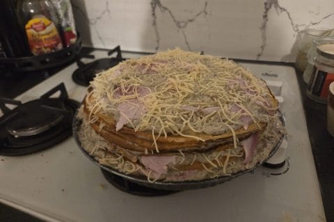 Cliquez pour zoomer ! Gâteau de crêpes à la vanille – Mille crepe cake Thermomix par chatpetitchatchaton