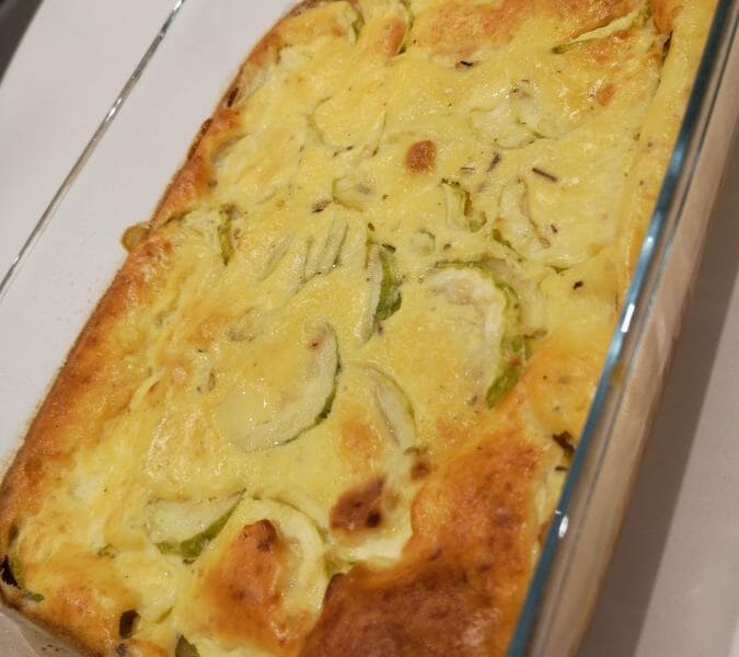 Cliquez pour zoomer ! Clafoutis courgettes et feta Thermomix par Chloe_roussel74