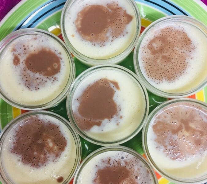 Cliquez pour zoomer ! Crème dessert au deux saveurs Thermomix par labaronnedudomainedelaGraff