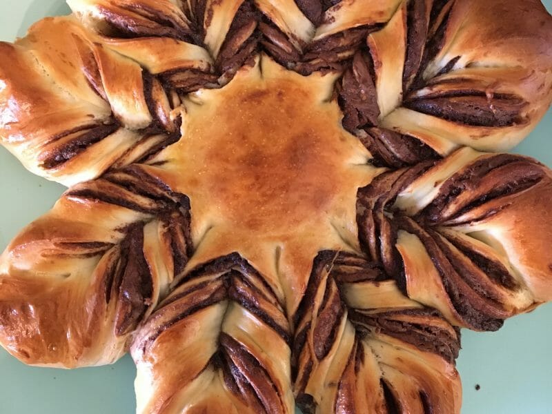 Cliquez pour zoomer ! Brioche étoilée au Nutella Thermomix par Tiff_1