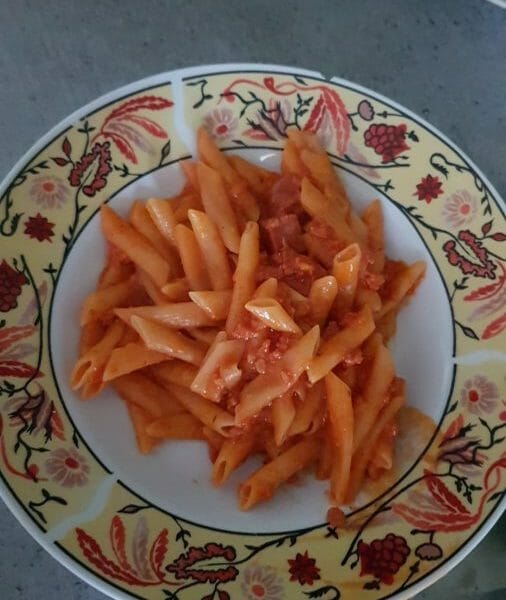 Cliquez pour zoomer ! Penne au chorizo Thermomix par Vero27