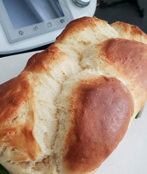 Cliquez pour zoomer ! Brioche sans beurre, sans oeufs Thermomix par Peggy1976
