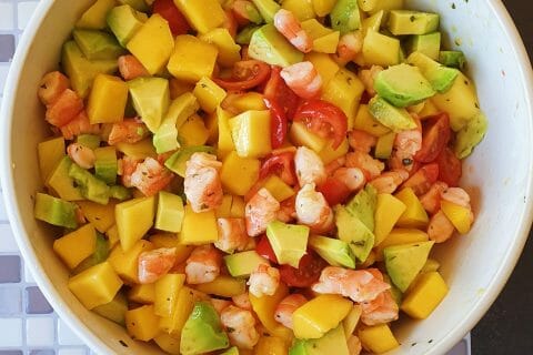 Cliquez pour zoomer ! Ceviche de crevettes, mangue, avocat Thermomix par Peggy1976