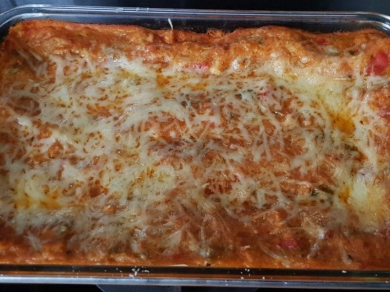 Cliquez pour zoomer ! Lasagnes au poulet et poivrons Thermomix par smail