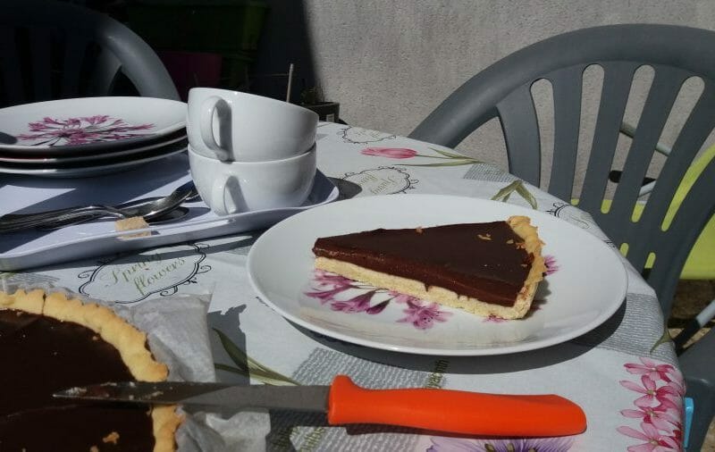 Cliquez pour zoomer ! Tarte tout chocolat Thermomix par Lenoa