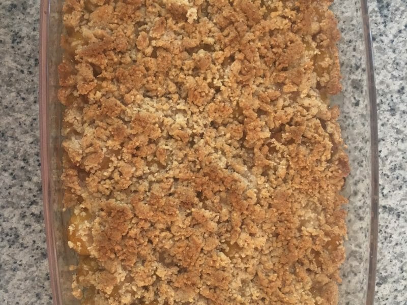 Cliquez pour zoomer ! Crumble aux mirabelles Thermomix par LéaCuisine