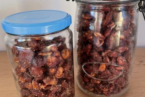 Cliquez pour zoomer ! Amandes grillées à la cannelle et au miel Thermomix par mag1014