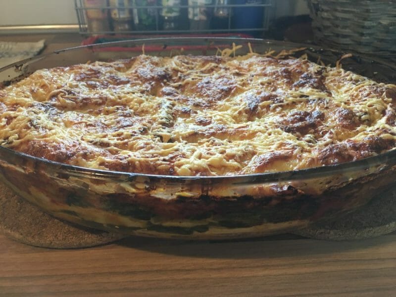 Cliquez pour zoomer ! Lasagnes épinards et chèvre Thermomix par Dambix