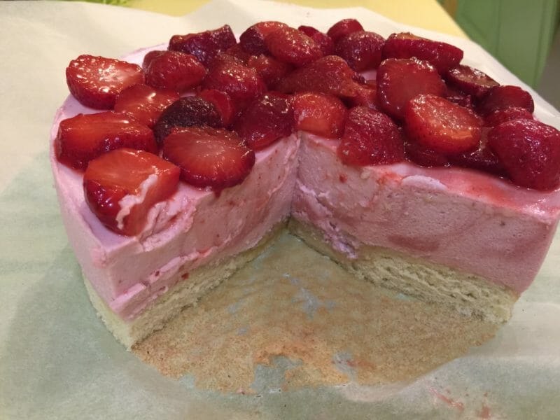 Cliquez pour zoomer ! Bavarois aux framboises Thermomix par GRAVIRG