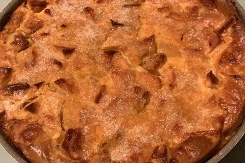 Cliquez pour zoomer ! Flognarde aux pommes au Thermomix
