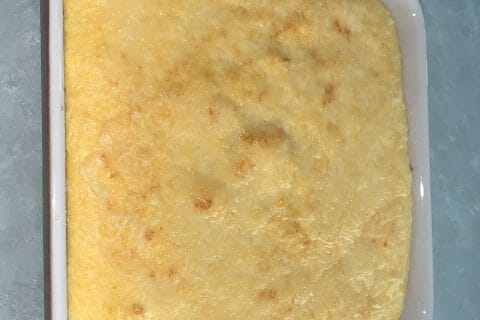 Cliquez pour zoomer ! Polenta au pistou, tomates séchées et courgettes au Thermomix