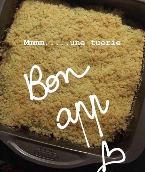 Cliquez pour zoomer ! Crumble de saumon et poireaux Thermomix par Charly