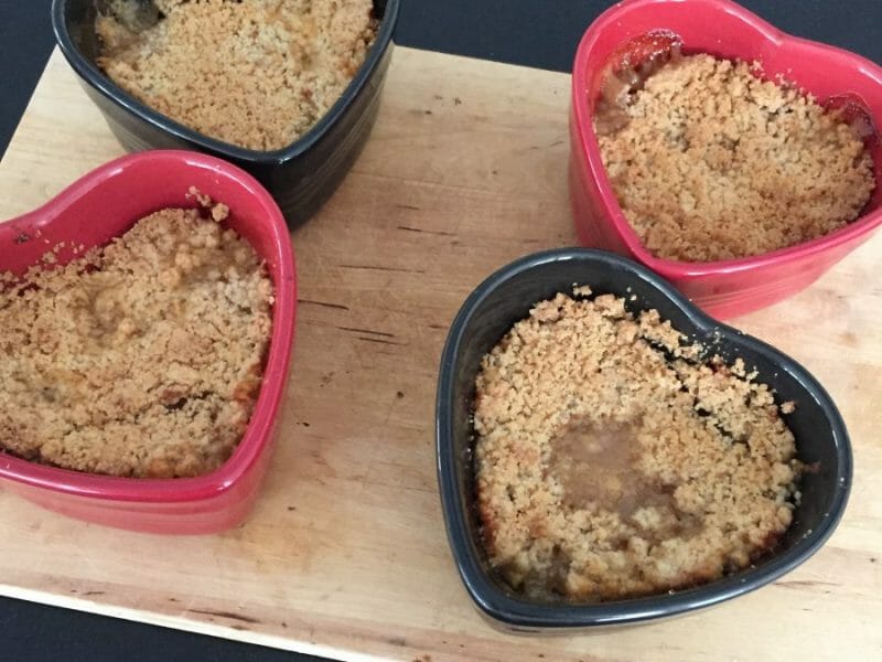 Cliquez pour zoomer ! Crumble pommes, poires et spéculoos Thermomix par Charly