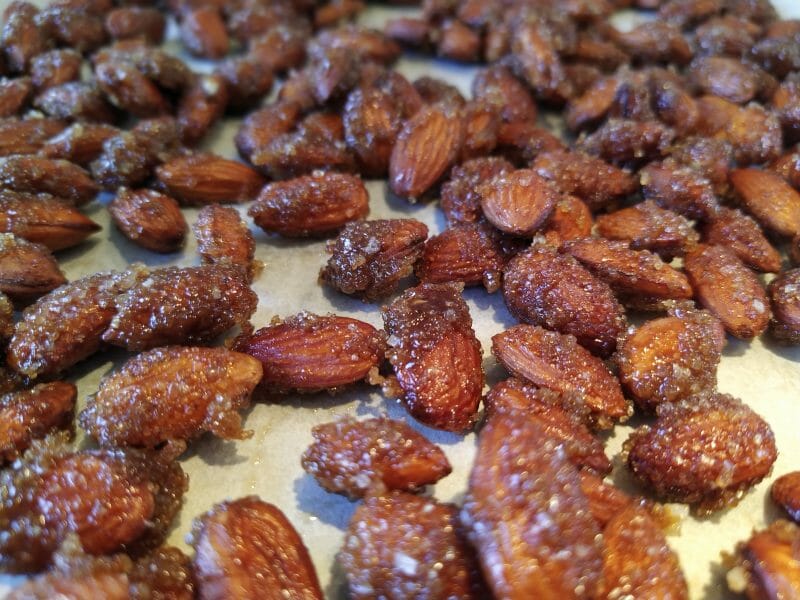 Cliquez pour zoomer ! Amandes grillées à la cannelle et au miel Thermomix par Dodofanduthermo
