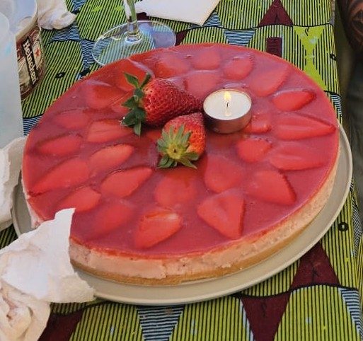 Cliquez pour zoomer ! Bavarois aux fraises Thermomix par Clemclem39