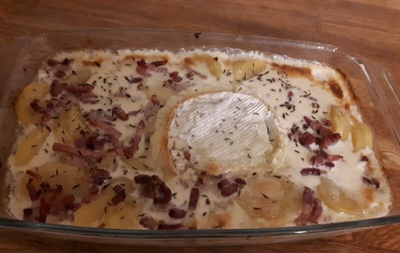 Gratin de pommes de terre à la normande au Thermomix - Cookomix