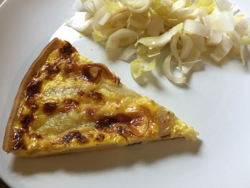 Cliquez pour zoomer ! Tarte reblochon à la poire Thermomix par Toinick