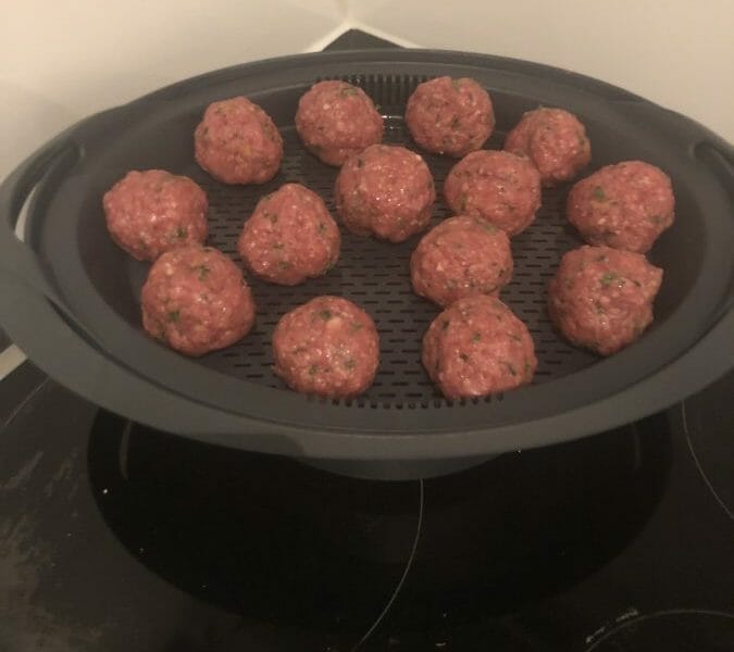 Cliquez pour zoomer ! Boulettes de viandes à la sauce tomate Thermomix par paulinerib