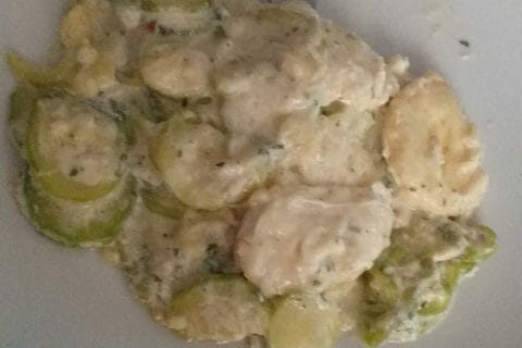 Cliquez pour zoomer ! Gratin de courgettes au chèvre au Thermomix