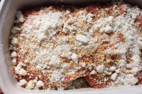 Cliquez pour zoomer ! Aubergines à la parmesane au Thermomix