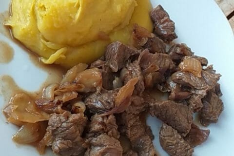 Cliquez pour zoomer ! Purée de patates douces au lait de coco au Thermomix