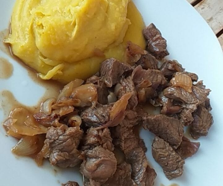 Cliquez pour zoomer ! Purée de patates douces au lait de coco Thermomix par Ciissous