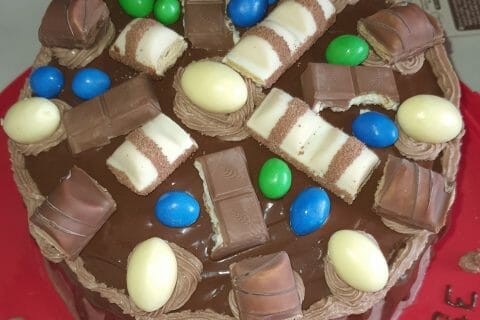 Cliquez pour zoomer ! Layer cake Kinder Bueno Thermomix par Gabinette