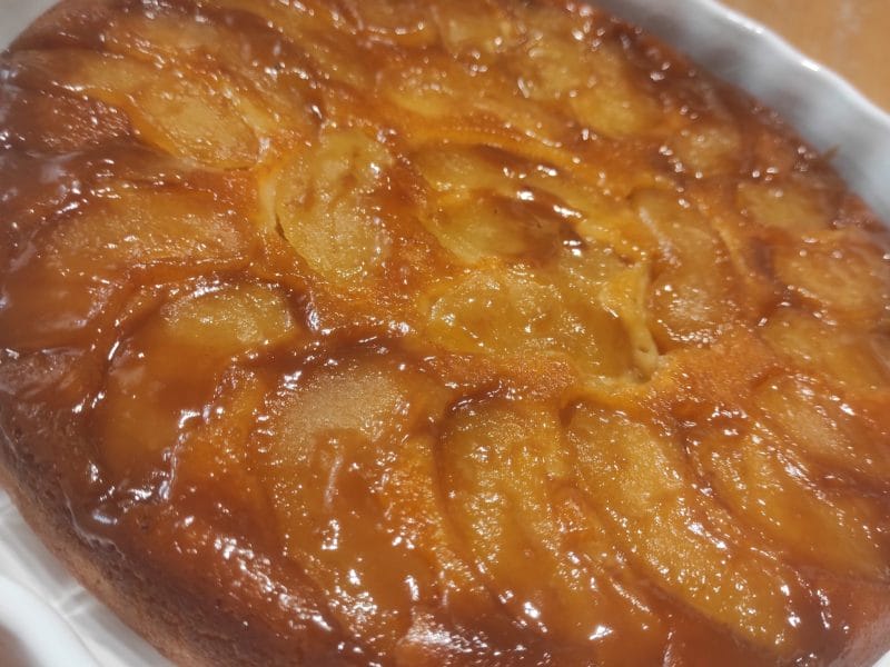 Cliquez pour zoomer ! Gâteau renversé aux pommes caramélisées Thermomix par djinny