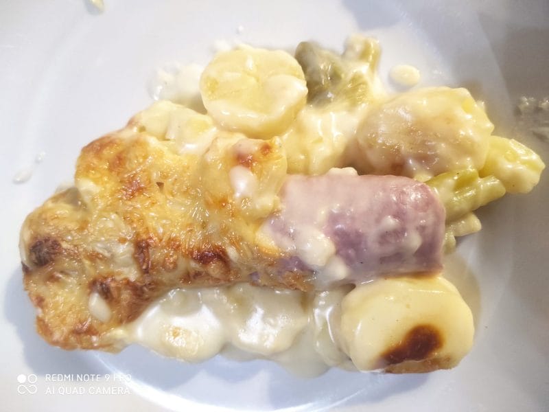 Cliquez pour zoomer ! Gratin de poireau au jambon Thermomix par djinny