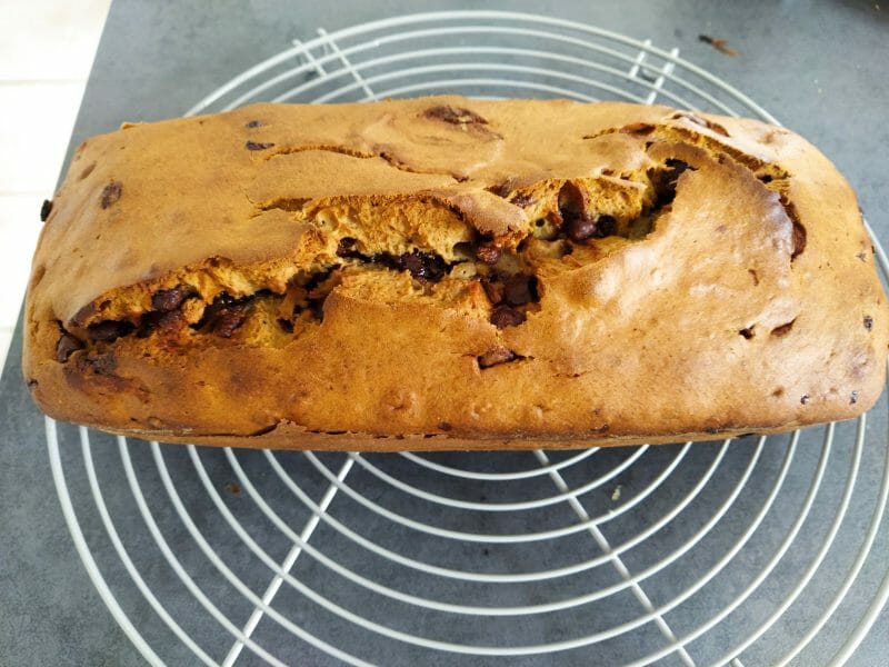 Cliquez pour zoomer ! Cake banane et pépites de chocolat Thermomix par MLaure131