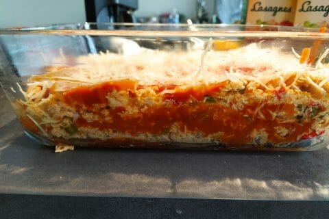 Cliquez pour zoomer ! Lasagnes au poulet et poivrons Thermomix par MLaure131