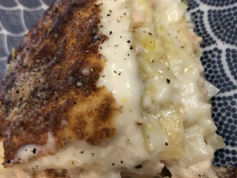 Cliquez pour zoomer ! Lasagnes au saumon et poireaux Thermomix par Arm_Elle