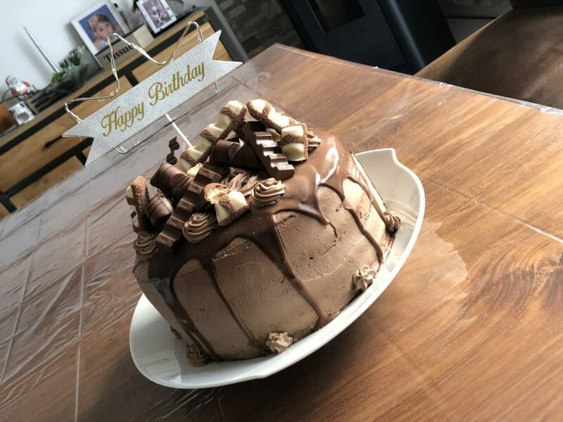 Cliquez pour zoomer ! Layer cake Kinder Bueno Thermomix par Arm_Elle