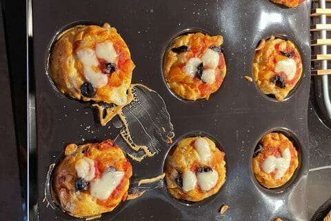 Cliquez pour zoomer ! Muffins salés façon pizza Thermomix par mitsou